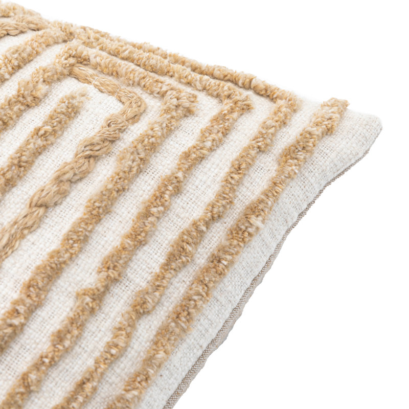 Darbyville Yellow Square Cushion
