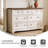 Roman Column 7-Drawer Dresser - 54" Wide Farmhouse Statement-643510166