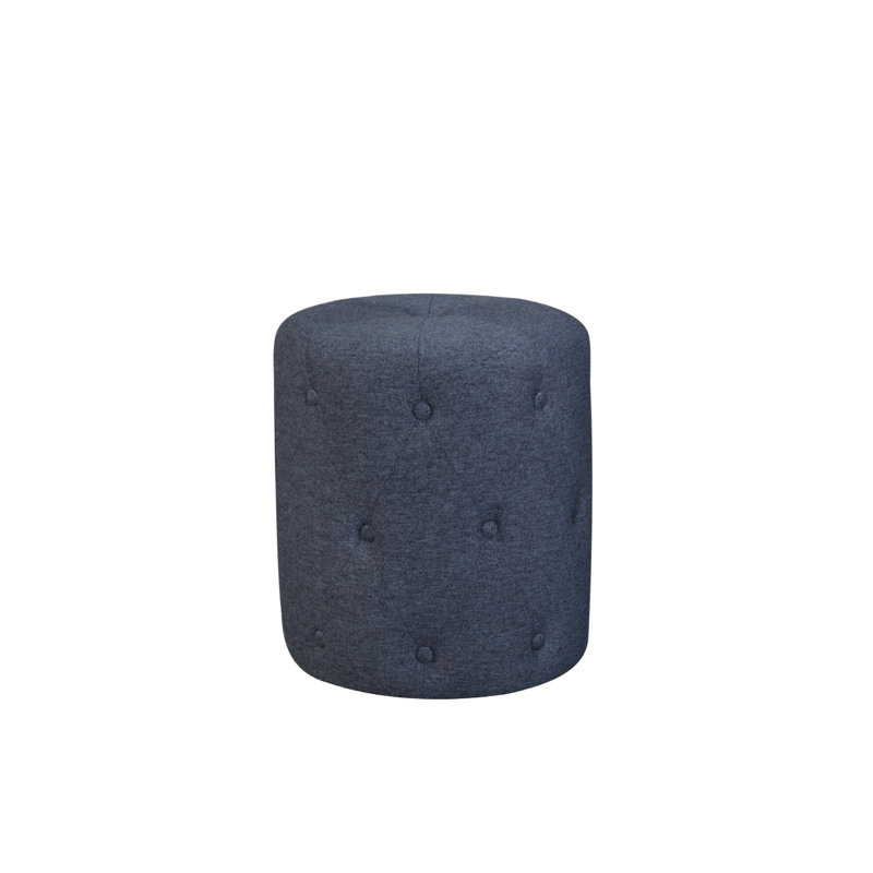 OTTOMAN TUFT PUFF - BLEU