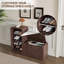 Banc à chaussures en forme de L de 105 cm avec rangement-1755109829