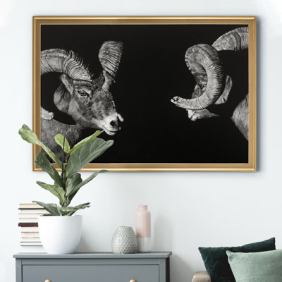«Wild Scratchboard I», cadre photo, impression sur toile