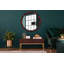 Huldar Glass Flat Wall Mirror