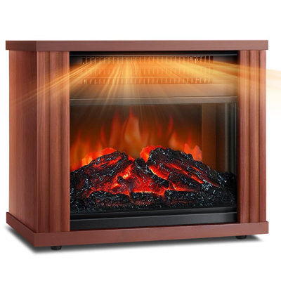 Airo Comfort Portable Electric Fireplace Stove – 1500W With 3D Realistic Dancing Flame Effect