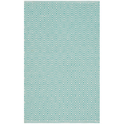 Dryden Hand Woven Cotton Geometric Rug