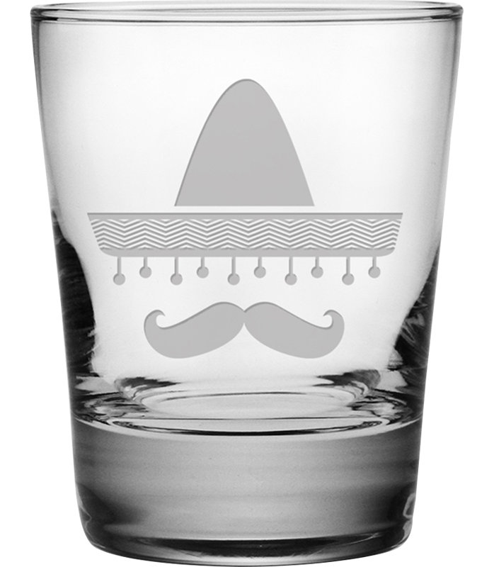Verre à chic double à forme de 13 oz. Sombrero