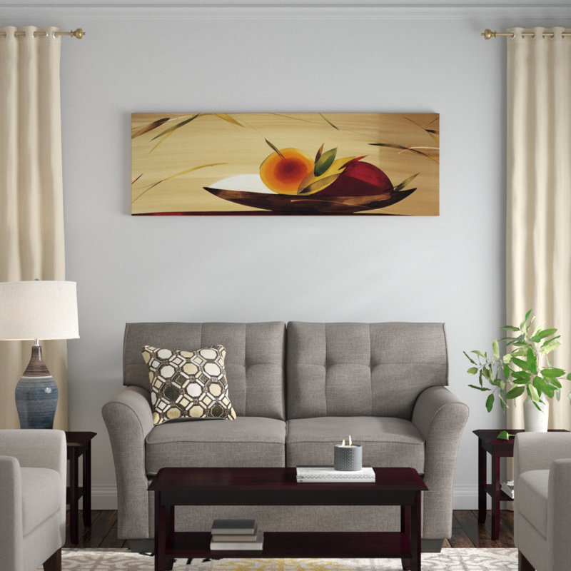 « frutos de la pasion i », reproduction d’art sur toile, H 20 po x l 60 po x P 1,5 po
