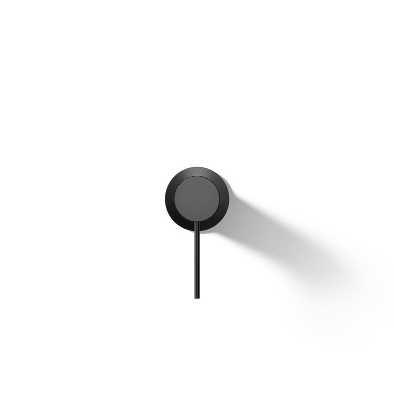 Components Wall-Mount Bathroom Sink Faucet Handle, Matte Black