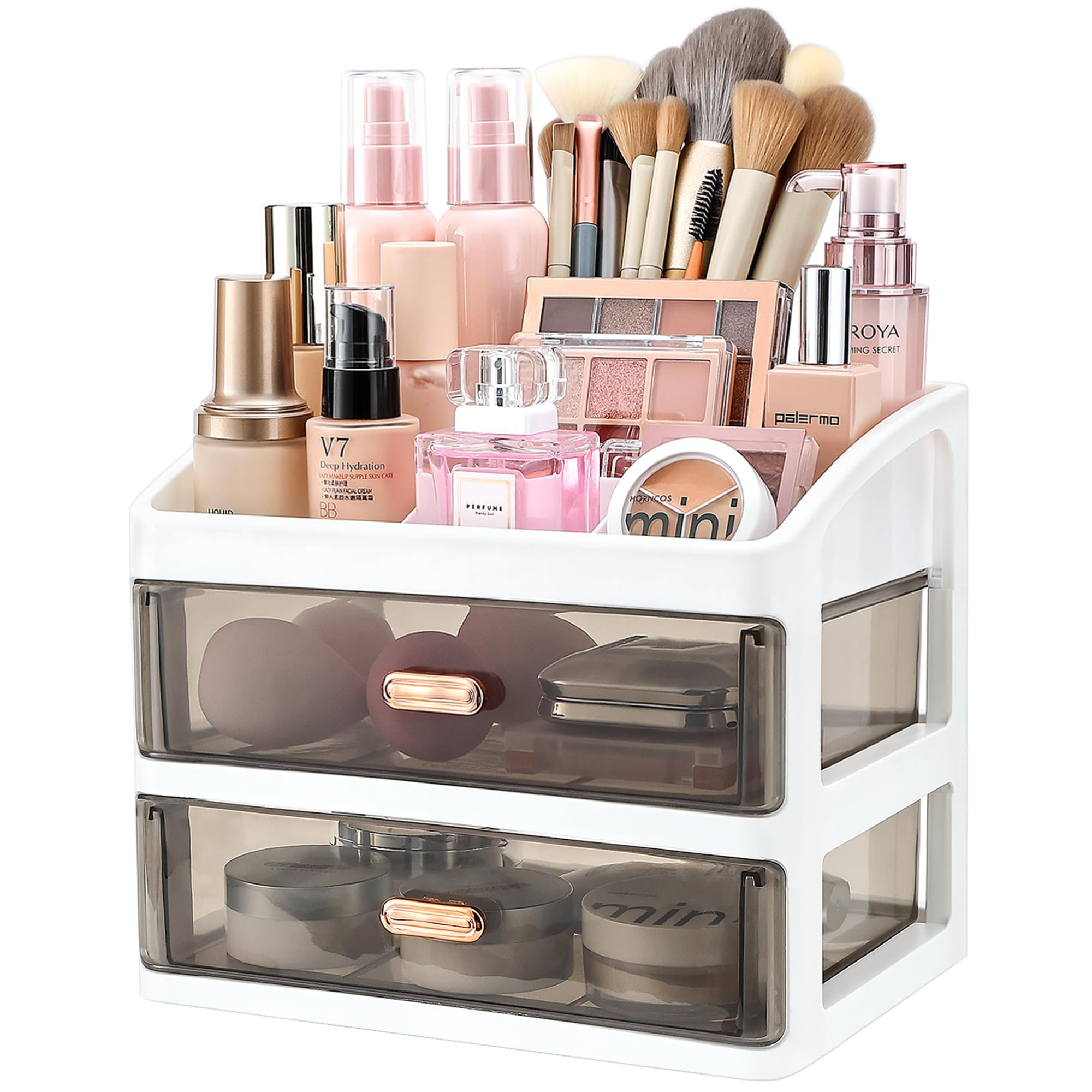 Rebrilliant Makeup Organizer For Vanity,Large Capacity Countertop ...