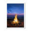 Feu de camp sur un coucher de soleil - art nautique et côtier sur toile-814992071-814992095