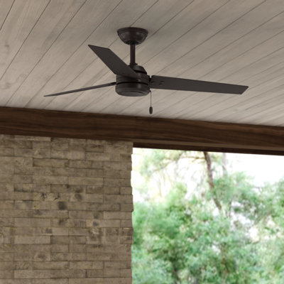 Ventilateur de plafond 52 pouces à 3 pales standard avec chaîne de traction Cassius