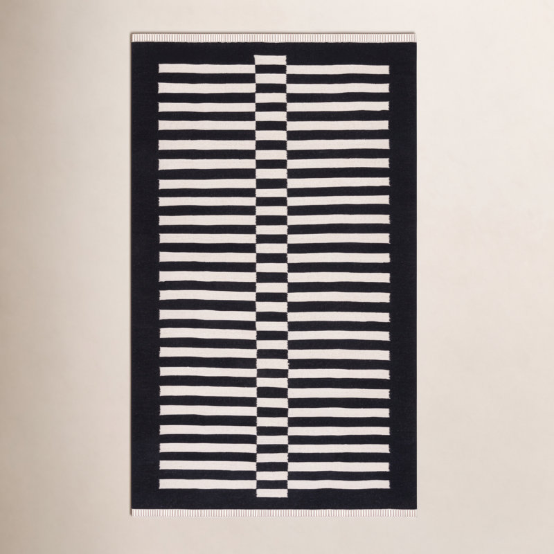 Delia Striped Indoor Rug, Rectangle 4' x 6'