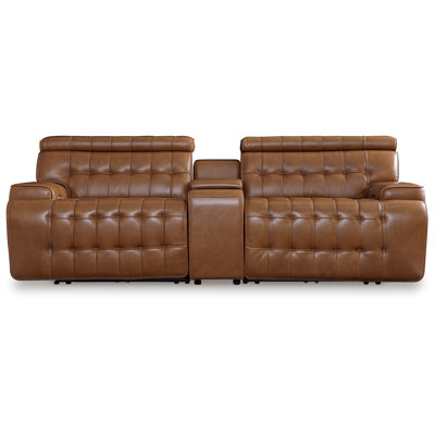 Temmpton 3-Piece Power Reclining Sectional Loveseat with Console