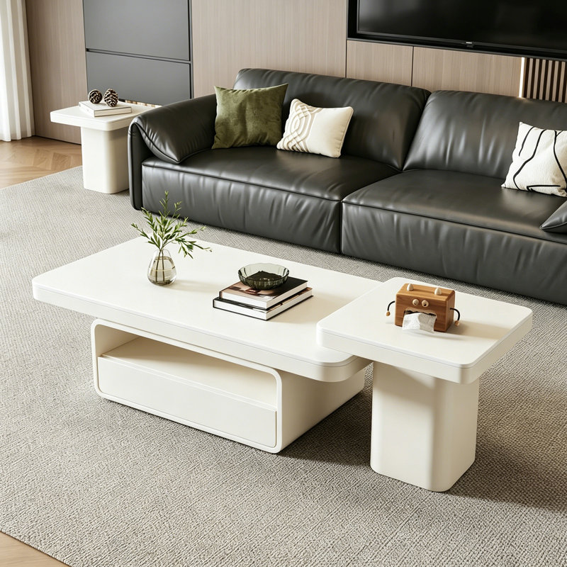 Osée, H 16,53 po x L 39,37 po x l 19,68 po, Blanc