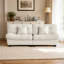 3 Seater Linen Blend Sofa-988130552