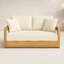 Montford Teak Loveseat with Cushions-1642054031