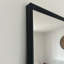 Metal Wall  & Leaner  Mirror in Black-91019006