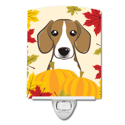 Shih Tzu Thanksgiving Ceramic Night Light