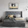 Losada Upholstered Storage Bed with Wingback - 4 drawers