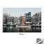 Amsterdam Winter Scene 3D Canvas Wall Art - Modern Netherlands Canal Print Decor-1368151739-1368151727