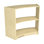 2 Compartment Manufactured Wood Shelving Unit