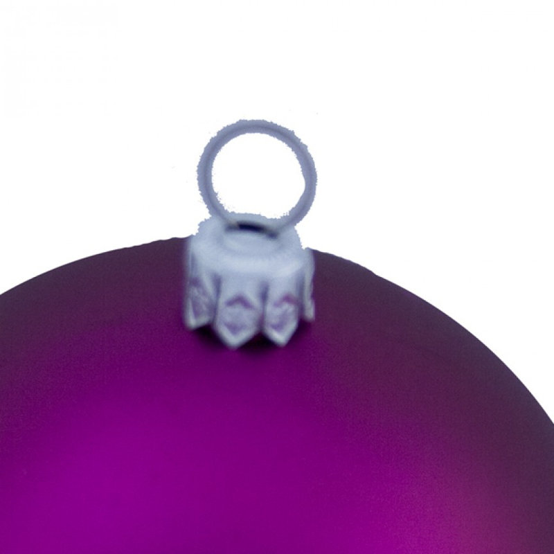 8cm Bauble, Cerise Pink Satin