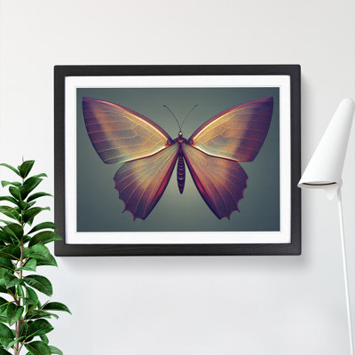 Compelling Butterfly - Framed Print
