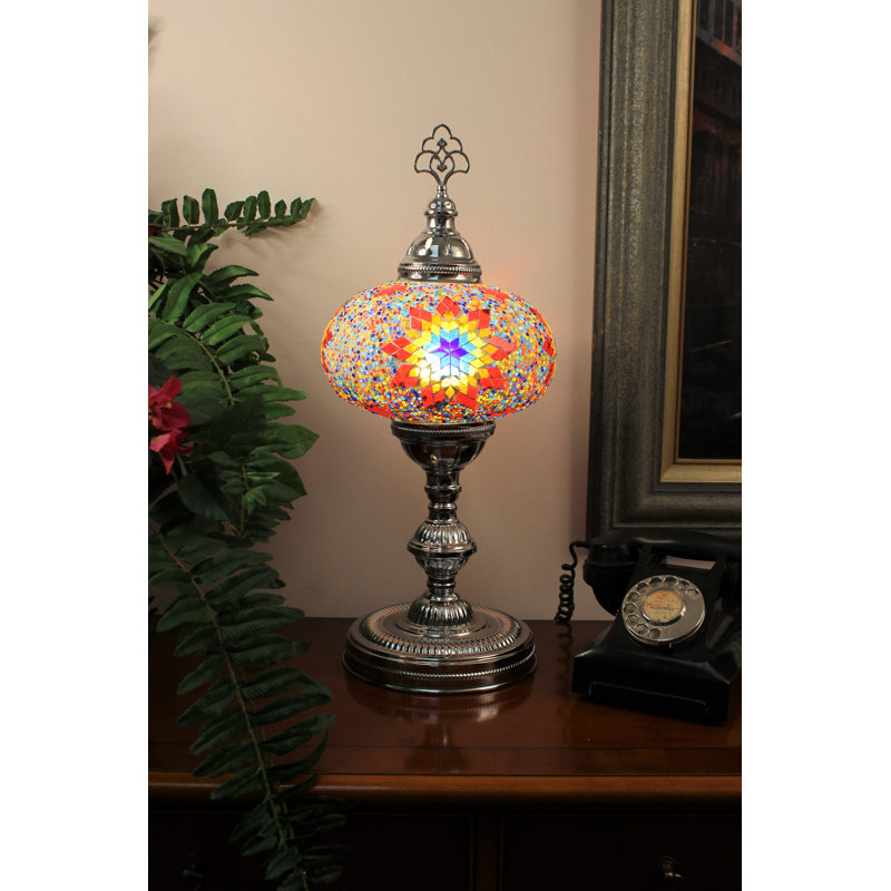 Dileo Table Lamp, Orange/Yellow
