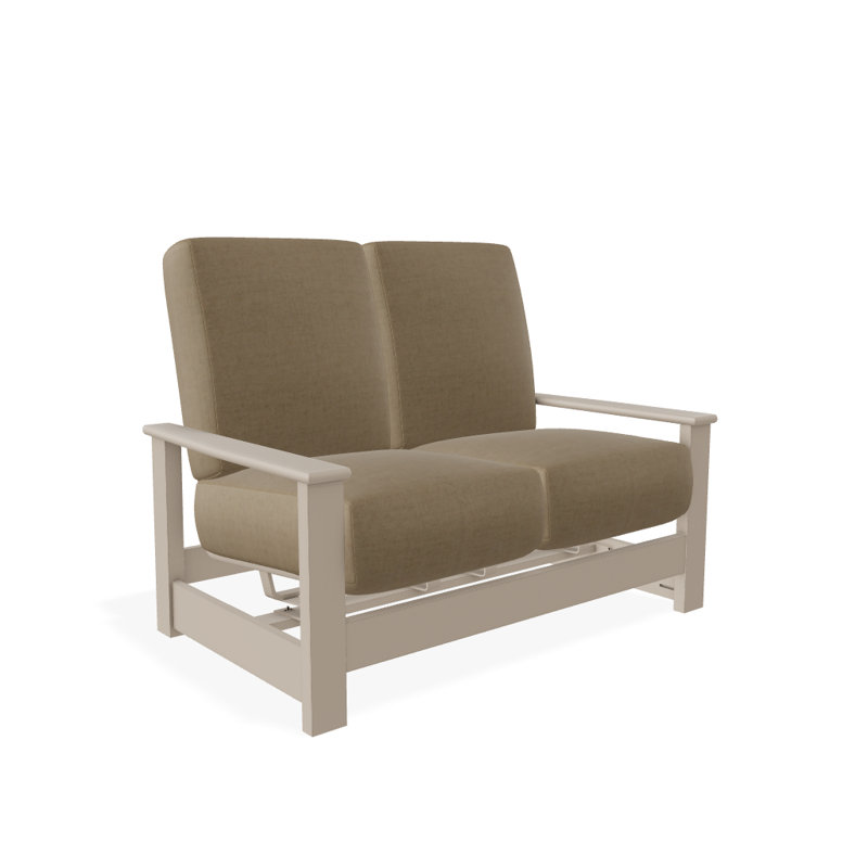 Leeward 56.5'' Wide Loveseat with Cushions, Wren, Desert