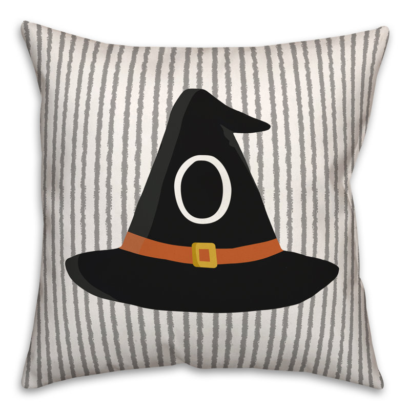 Reversible Throw Pillow, O