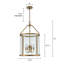 Lustre tambour en fer à intensité variable 4 lumières Qudarius -909310564-930591195
