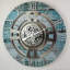 Horloge murale 36 "surdimensionnée pour le salon-123169113