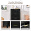 Commode 4 tiroirs (ensemble de 3)-1713704763