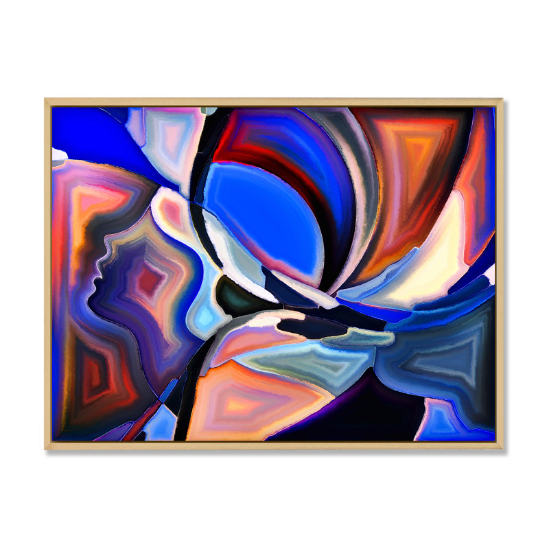 Sacred Hues - reproduction sur toile, H 12 po x l 20 po x P 1 po, Cadre flottant en érable
