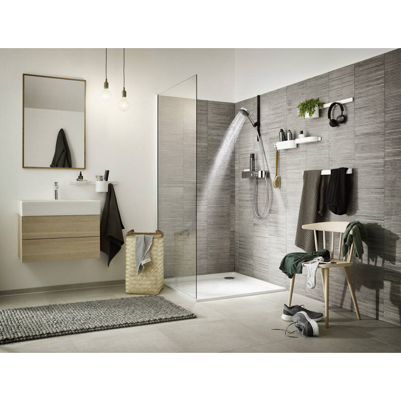 hansgrohe Pulsify S Handshower 105 3-Jet, 2.5 GPM, Chrome, 2.5 GPM
