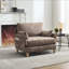 Fauteuil inclinable pliable, canapé-lit convertible 3-en-1, décor Mid-Century moderne, convient aux petits espaces, avec trois coussins, peut être placé dans la chambre d'étude de la chambre-205809746