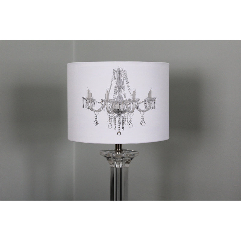Cotton Drum Lamp Shade ( Uno ), 25cm H x 40cm W x 40cm D