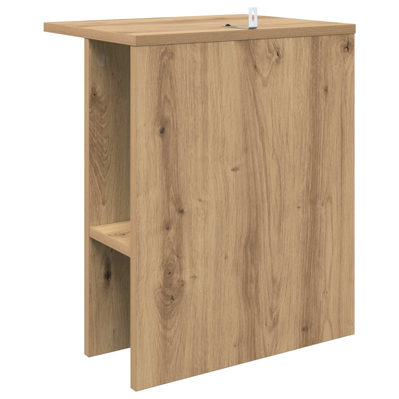 Coffee Table with Storage, 49cm H x 40cm L x 30cm W, Artisan Oak