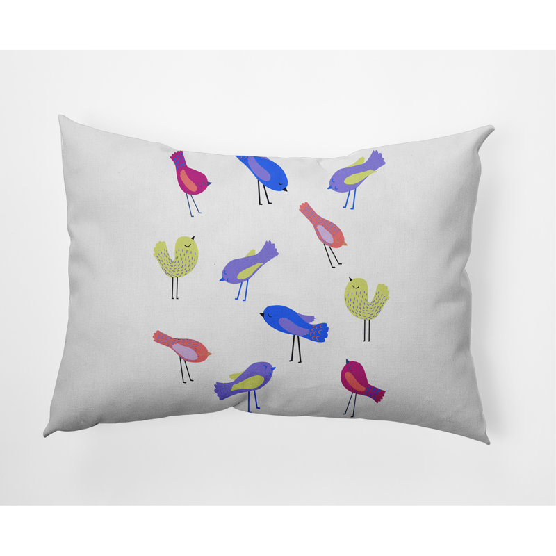 Reversible Throw Pillow, Purple