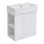 Meuble-lavabo flottant moderne avec lavabo en céramique 21,6 po Mahyar-111096695