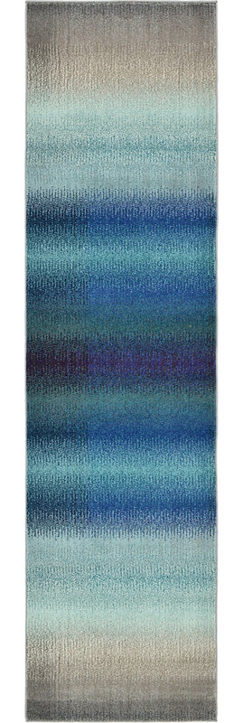 Burtrum Washable Abstract Indoor Rug, Runner 2'7" x 10'