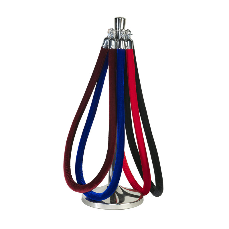 Rhino Stanchion Rope, Rouge, H 1,5 po x l 96 po x P 1,5 po