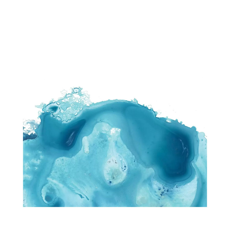 Splash Wave IV by June Erica Vess - Wrapped Canvas Painting, 93.98 cm H x 93.98 cm W x 1.91 cm D