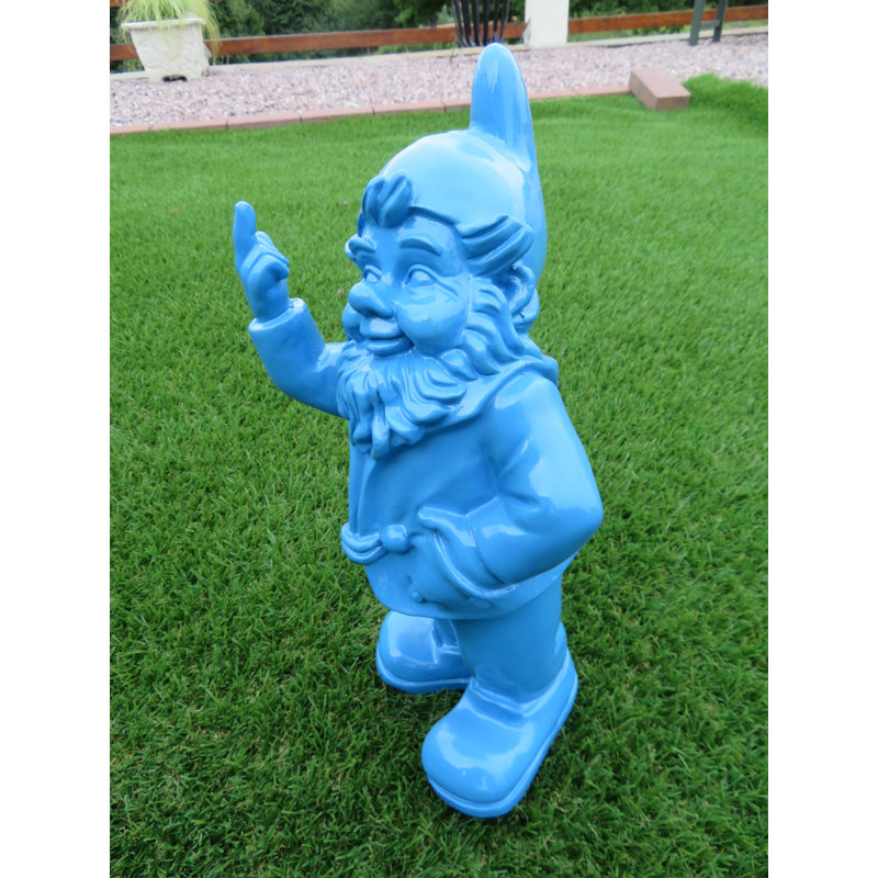 McLoud Fantasy & Sci-Fi Weather Resistant Plastic Garden Statue, Blue