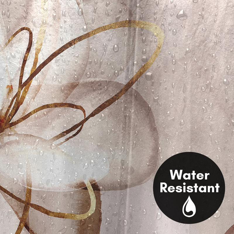Rideau de douche Floral Floral par PI Creative Art