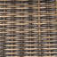 Banc d'extérieur en bois d'acacia (ensemble de 2), finition teck + osier gris