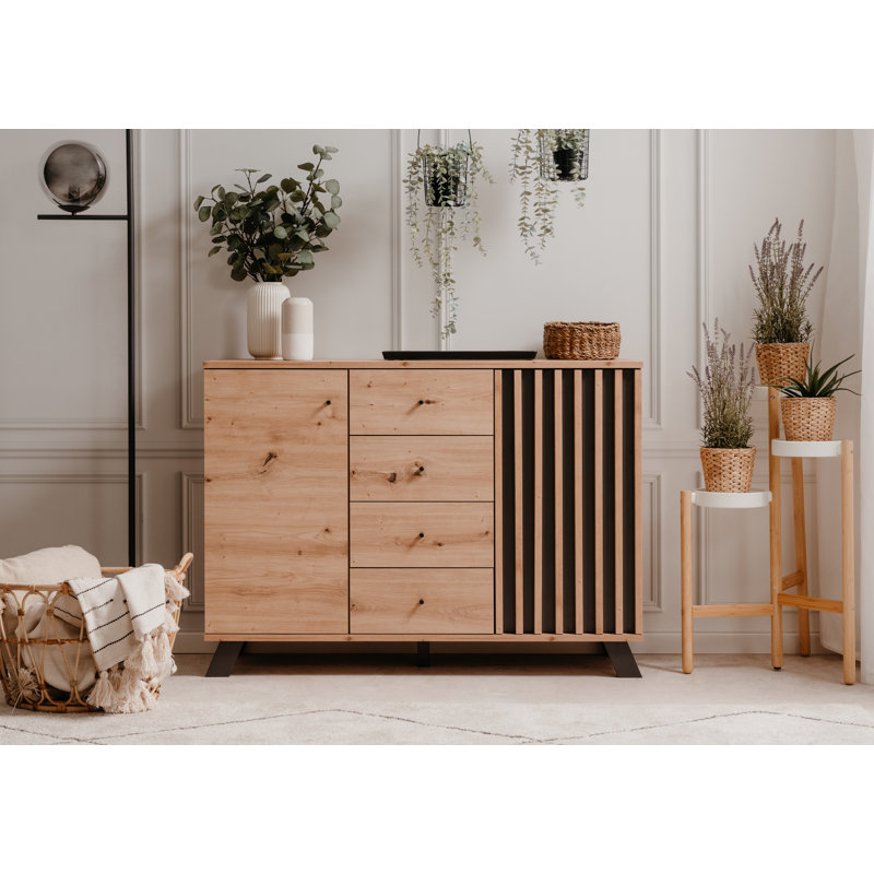 Greiner 118cm W 4 - Drawer Chest of Drawers