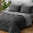 7 Piece Washed Microfiber All Season Comforter Set - Diamond-Stitched Quilting Bedding Set, Solid Reversible Down Alternative Filling Duvet Insert ,Fluffy Breathable Farmhouse Microfiber Comforter-107132394-107132396