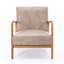 Chaise rembourrée en microfibre de style rétro-2038358722