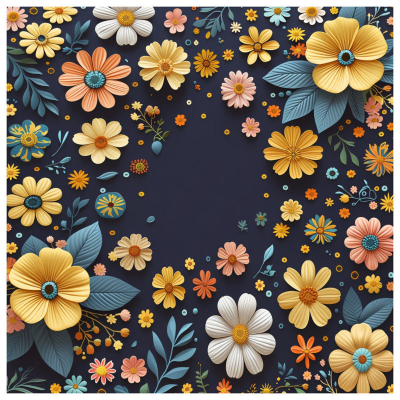 Housse de couette Floral Bedding, Lit simple