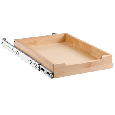 Pull Out Cabinet Organizer Soft Close Slide Out Shelf Wood Drawer 21"D